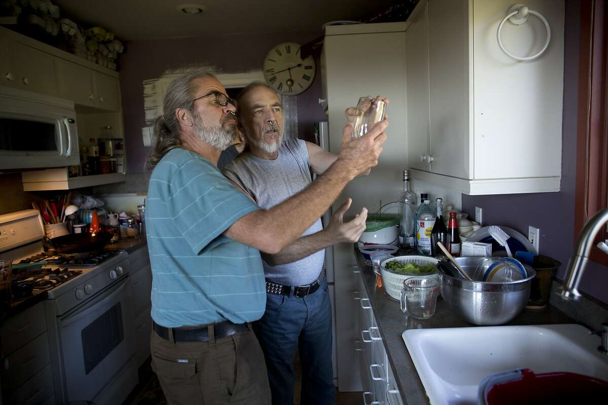 Thrilling dance around kitchen