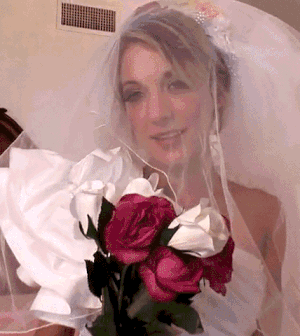 Bride takes cumshot uncensored