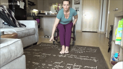 Paraplegic transfer from floor