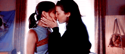 Lesbian kissing leads possessed