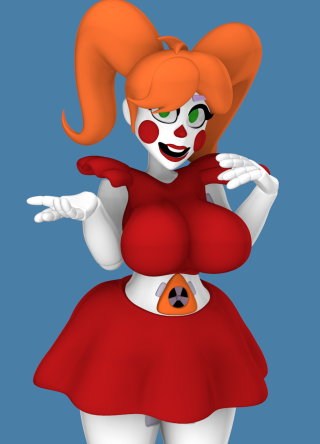 Circus baby blow first animation