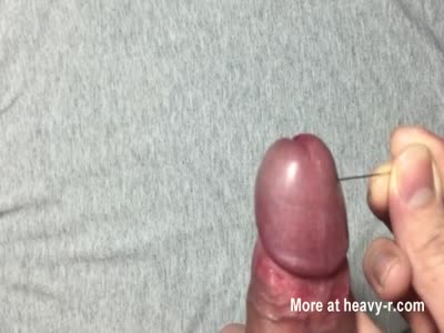 Bourbon reccomend acupuncture needle testicle with cumshot