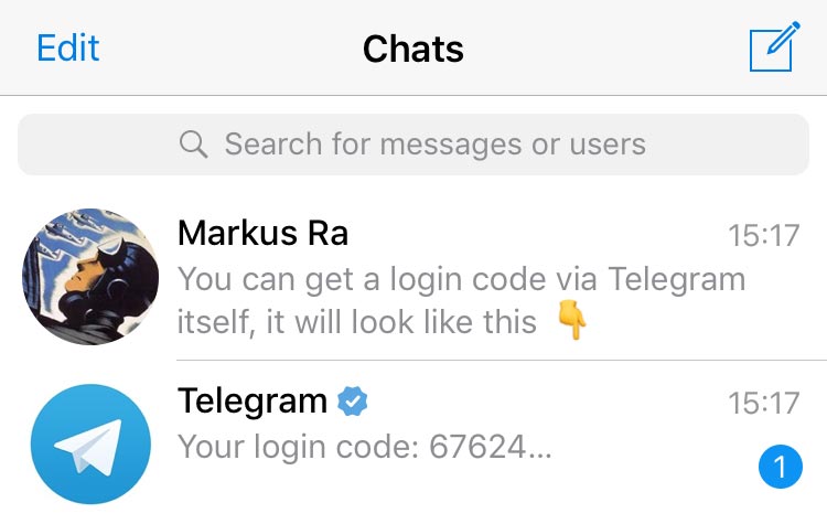 Check about section message password