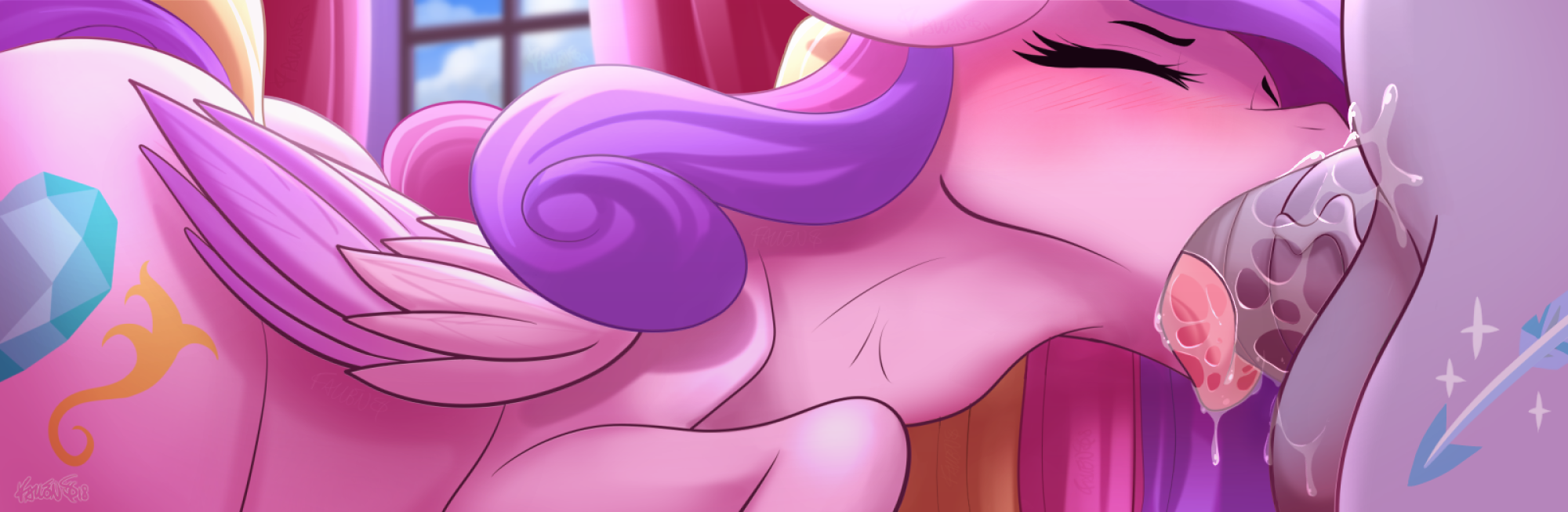 best of Blowjob dash anthro twilight rainbow futa