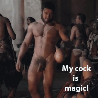 Male celebrity manu bennett shows nude muscle