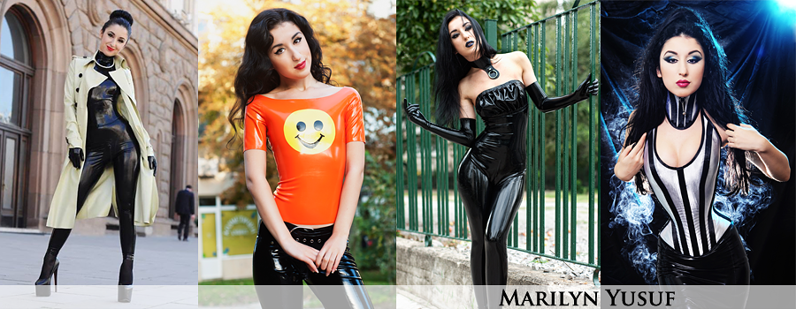 J-Run recomended black with blouse marilyn yusuf latex
