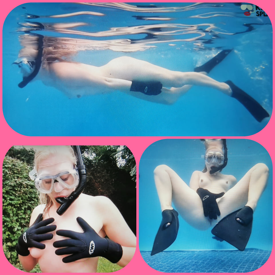 Shortcake reccomend pool bathtub diving realise swimsuit snorkle