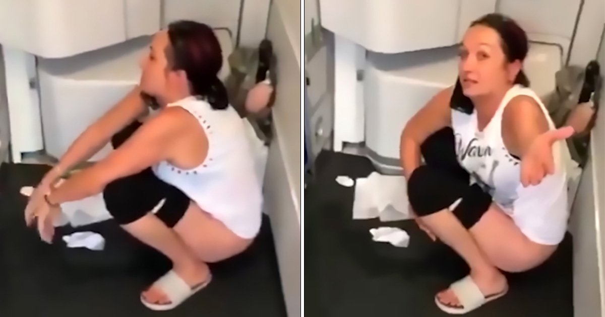 Pregnant wife squats pees hubby