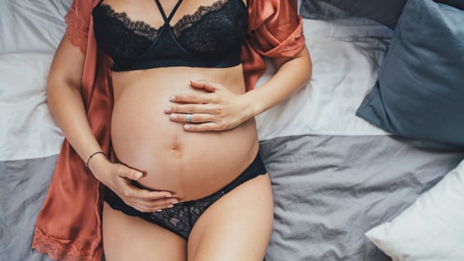 Lucy L. reccomend trimester pregnant belly button