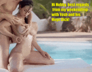 Watch this hotwife fuck hubby
